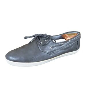 GBX Lott Men Oxford Sneakers Size 11 Daily Wear Dark Gray Vulcanized Slip-On